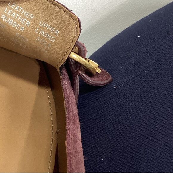 Elegant Tory Burch Burgundy Suede Loafers - Picture 15 of 15